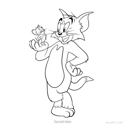 Free printable Tom and Jerry 6 Coloring Page - Free PDF Printable Tom and Jerry Coloring Sheets coloring page