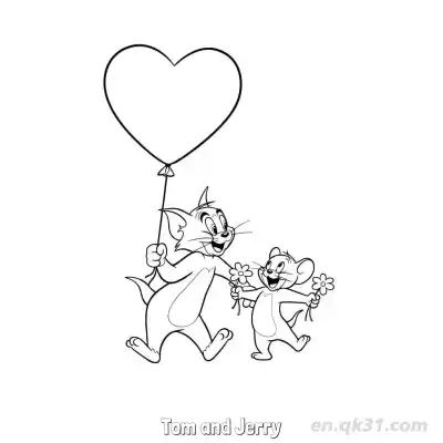 Free printable Tom and Jerry 7 Coloring Page - Free PDF Printable Tom and Jerry Coloring Sheets coloring page