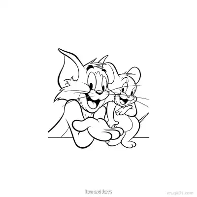 Free printable Tom and Jerry 8 Coloring Page - Free PDF Printable Tom and Jerry Coloring Sheets coloring page