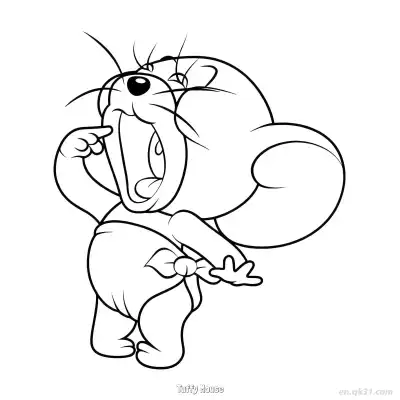 Free printable Tuffy Mouse 2 Coloring Page - Free PDF Printable Tom and Jerry Coloring Sheets coloring page