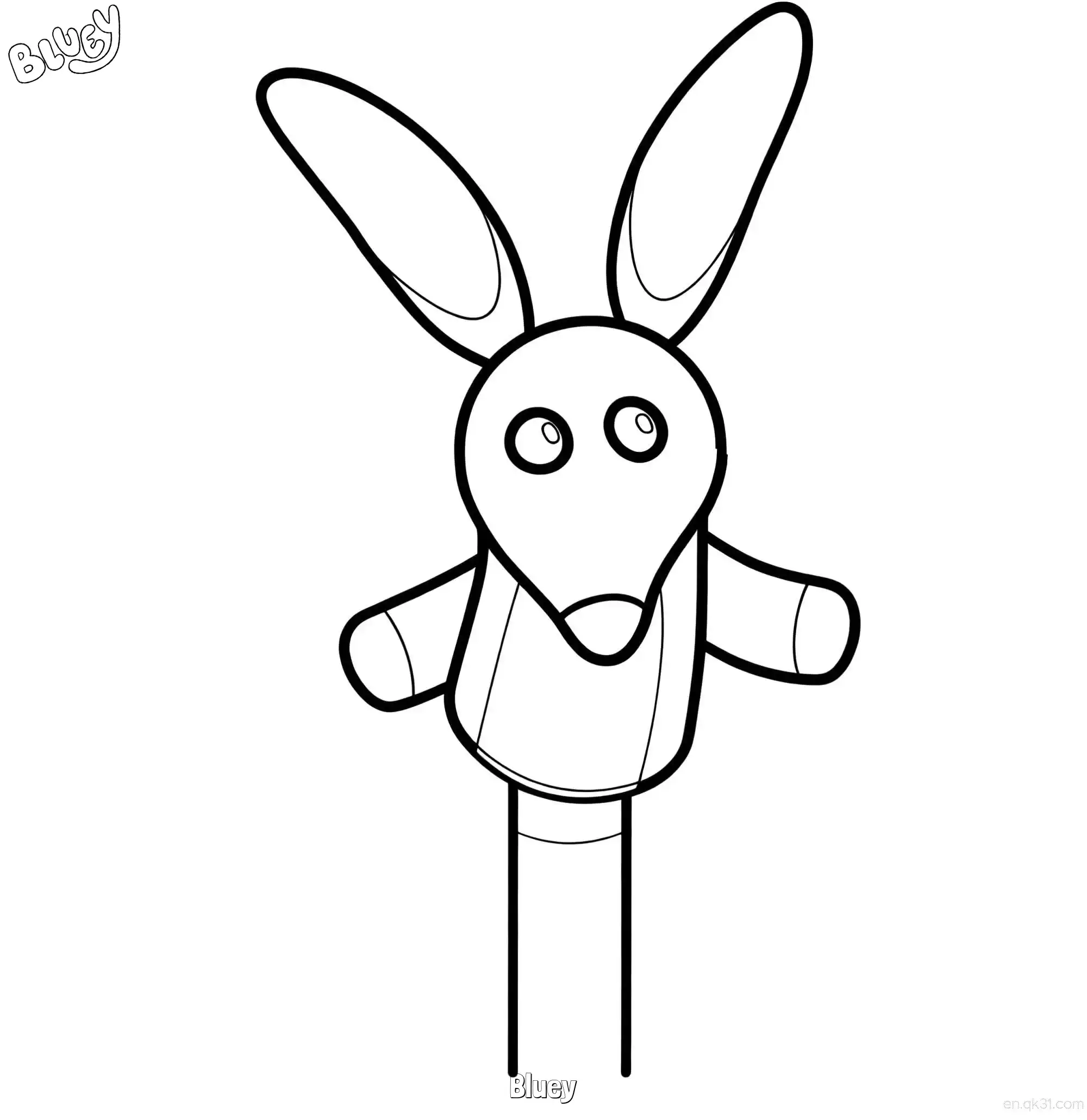 Bluey  Coloring Page - Free Printable Bluey PDF Coloring Sheets – Free Printable Coloring Page for Kids and Adults