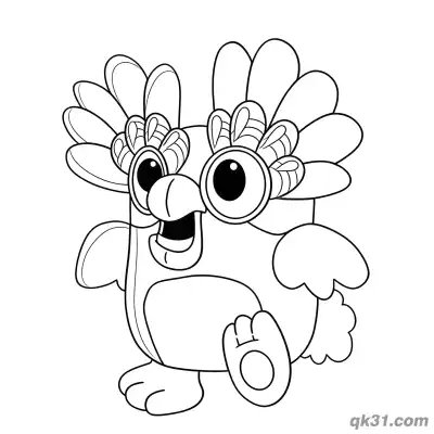 Free printable Chattermax in Bathroom Sink Scene Coloring Page | Printable PDF coloring page
