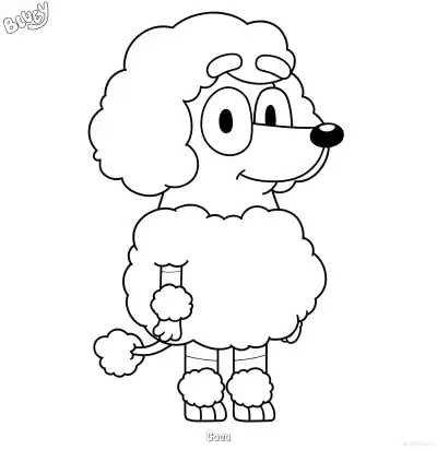 Free printable Coco  Coloring Page - Free Printable Bluey PDF Coloring Sheets coloring page