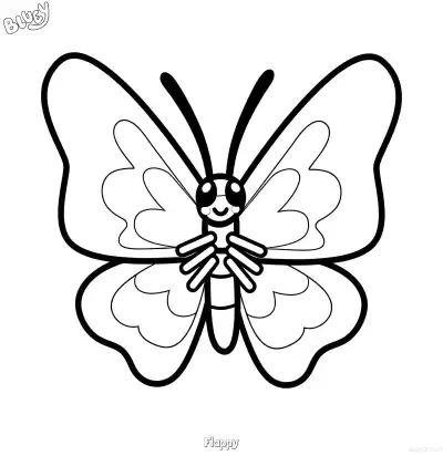Free printable Flappy  Coloring Page - Free Printable Bluey PDF Coloring Sheets coloring page