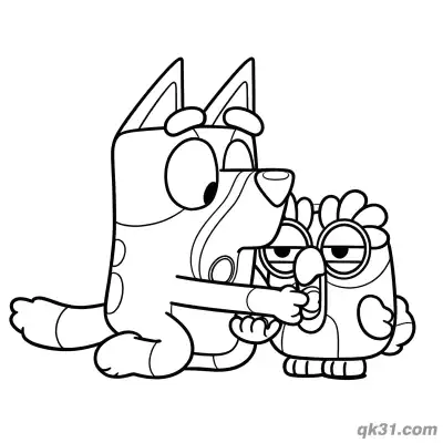 Free printable Sleepy Chattermax Coloring Page | Free Printable PDF for Quiet Time coloring page