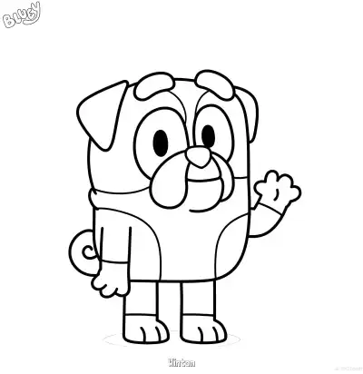 Free printable Winton  Coloring Page - Free Printable Bluey PDF Coloring Sheets coloring page