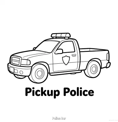 Free printable Police Car 16 Coloring Page - Free Printable American Police Car PDFS Coloring Sheets coloring page