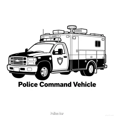 Free printable Police Car 19 Coloring Page - Free Printable American Police Car PDFS Coloring Sheets coloring page