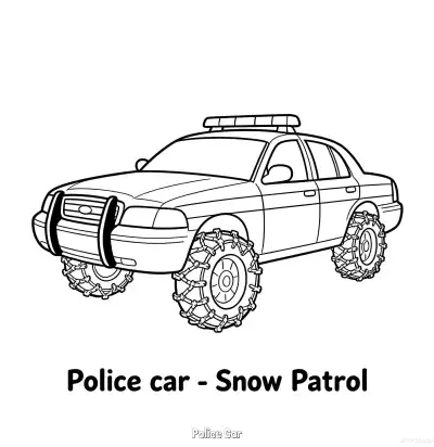 Free printable Police Car 25 Coloring Page - Free Printable American Police Car PDFS Coloring Sheets coloring page