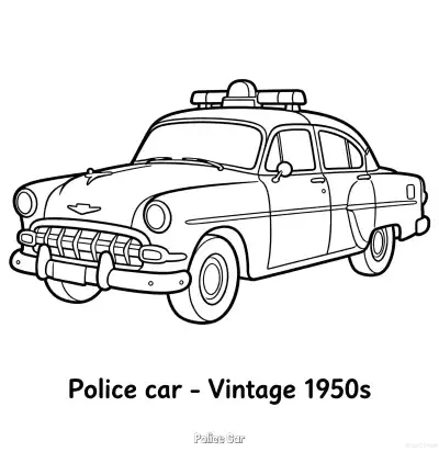 Free printable Police Car 27 Coloring Page - Free Printable American Police Car PDFS Coloring Sheets coloring page
