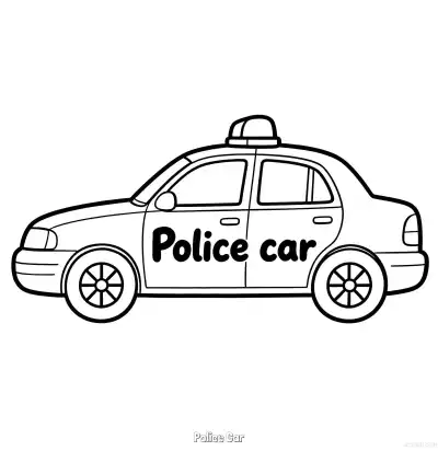Free printable Police Car 40 Coloring Page - Free Printable American Police Car PDFS Coloring Sheets coloring page