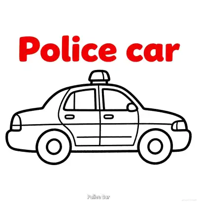 Free printable Police Car 42 Coloring Page - Free Printable American Police Car PDFS Coloring Sheets coloring page