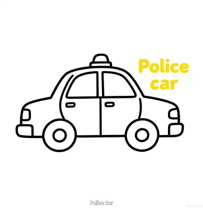 Free printable Police Car 45 Coloring Page - Free Printable American Police Car PDFS Coloring Sheets coloring page