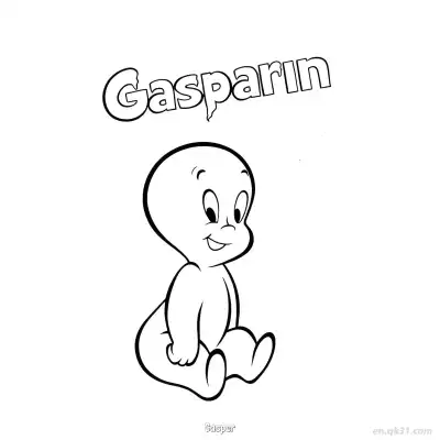 Free printable Casper 7 Coloring Page - Free PDF Printable Casper the Friendly Ghost Coloring Sheets coloring page