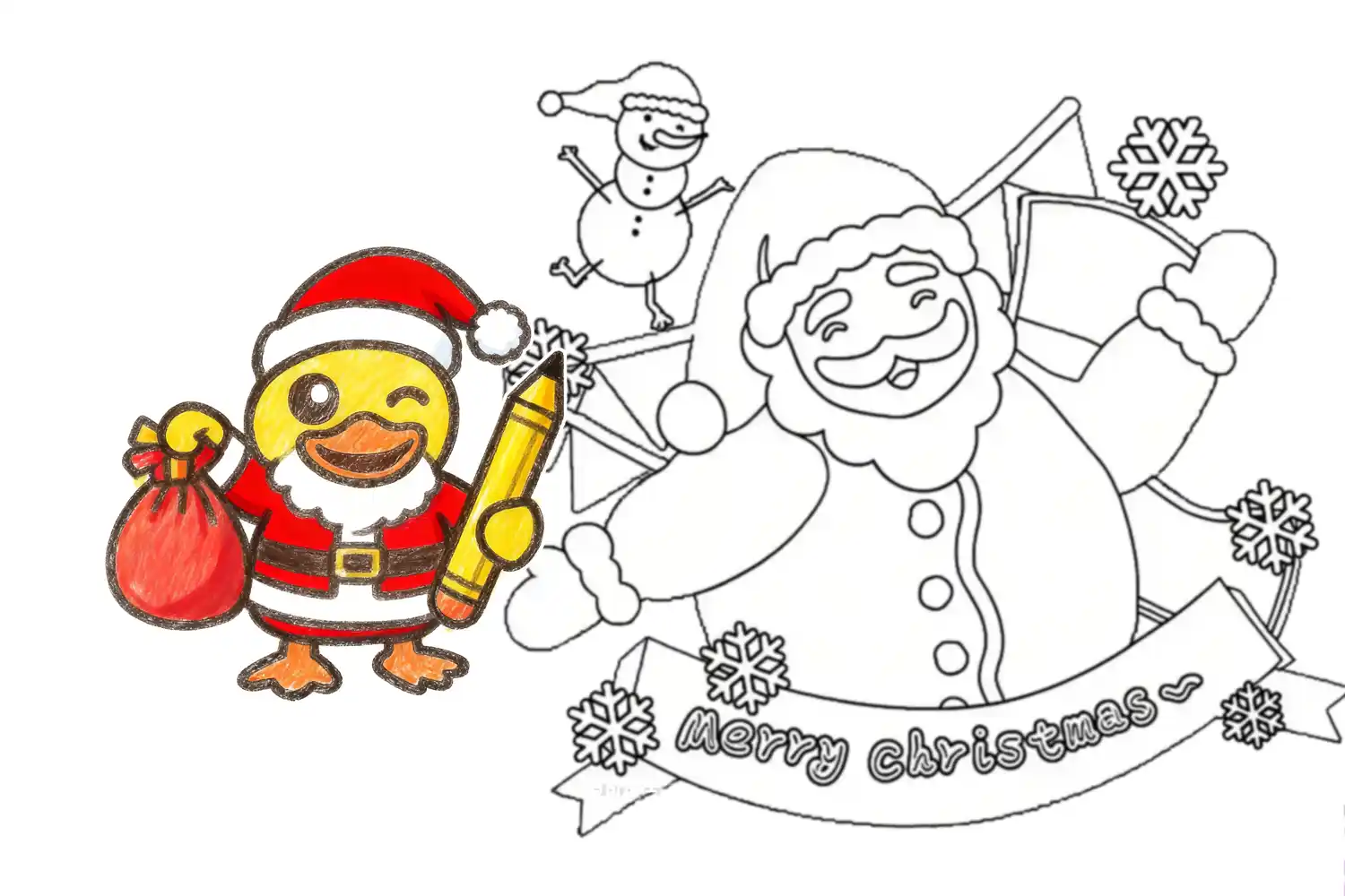 Free printable christmas Coloring Pages - Free Printable PDFS Coloring Sheets