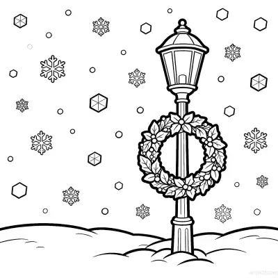 Free printable Christmas Decorations  Coloring Page - Free Printable Christmas PDFS Coloring Sheets coloring page