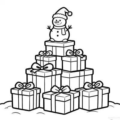 Free printable Christmas Decorations 13 Coloring Page - Free Printable Christmas PDFS Coloring Sheets coloring page