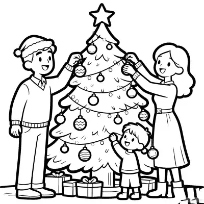 Free printable Christmas Decorations 15 Coloring Page - Free Printable Christmas PDFS Coloring Sheets coloring page