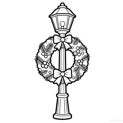 Free printable Christmas Decorations 4 Coloring Page - Free Printable Christmas PDFS Coloring Sheets coloring page