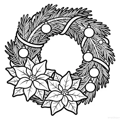 Free printable Christmas Decorations 7 Coloring Page - Free Printable Christmas PDFS Coloring Sheets coloring page