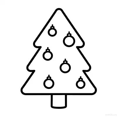 Free printable Christmas Tree  Coloring Page - Free Printable Christmas PDFS Coloring Sheets coloring page