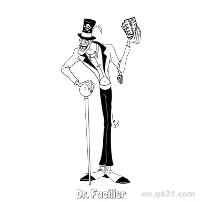 Free printable Dr. Facilier 2 Coloring Page - Free Printable Disney The Princess And The Frog PDFS Coloring Sheets coloring page