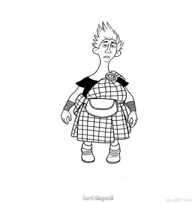 Free printable Lord Dingwall Brave Disney Coloring Pages Printable coloring page