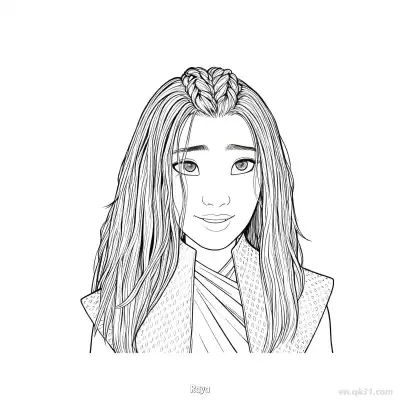 Free printable Raya 18 Coloring Page - Free Printable Disney Raya and the Last Dragon PDFS Coloring Sheets coloring page