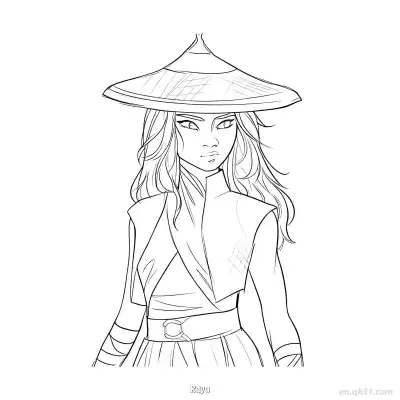 Free printable Raya 20 Coloring Page - Free Printable Disney Raya and the Last Dragon PDFS Coloring Sheets coloring page