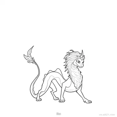 Free printable Sisu 1 Coloring Page - Free Printable Disney Raya and the Last Dragon PDFS Coloring Sheets coloring page