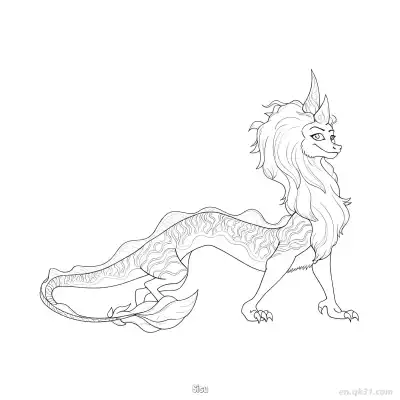 Free printable Sisu 2 Coloring Page - Free Printable Disney Raya and the Last Dragon PDFS Coloring Sheets coloring page