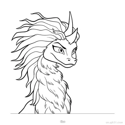 Free printable Sisu 5 Coloring Page - Free Printable Disney Raya and the Last Dragon PDFS Coloring Sheets coloring page