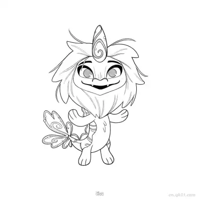 Free printable Sisu  Coloring Page - Free Printable Disney Raya and the Last Dragon PDFS Coloring Sheets coloring page