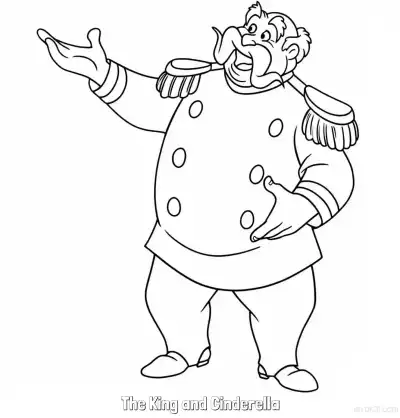 Free printable The King Welcoming Joyfully Coloring Page coloring page