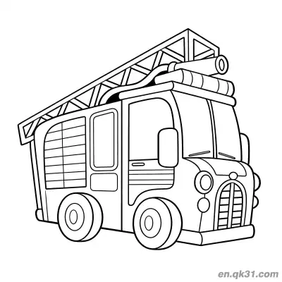 Free printable Firefighter Illustration Artwork coloring page
