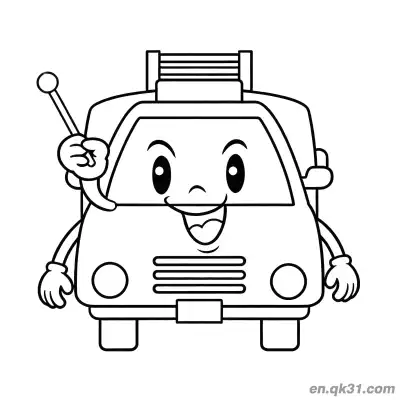 Free printable Firefighter Holding Radio Coloring Page coloring page