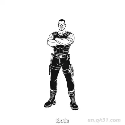 Free printable Blade  Coloring Page - Free Printable Fortnite MARVEL SERIES PDFS Coloring Sheets coloring page
