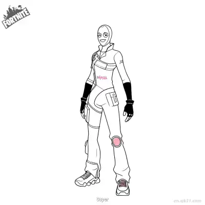 Free printable Caper  Coloring Page - Free Printable Fortnite PDFS Coloring Sheets coloring page