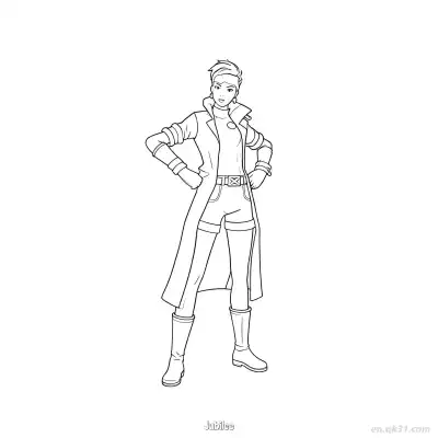 Free printable Jubilee  Coloring Page - Free Printable Fortnite MARVEL SERIES PDFS Coloring Sheets coloring page
