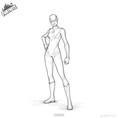Free printable Backlash  Coloring Page - Free Printable Fortnite PDFS Coloring Sheets coloring page