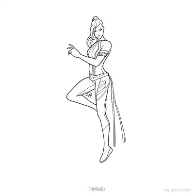 Free printable Psylocke  Coloring Page - Free Printable Fortnite MARVEL SERIES PDFS Coloring Sheets coloring page