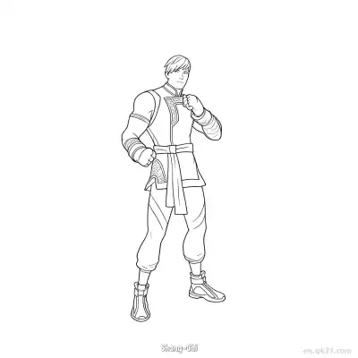 Free printable Shang-Chi  Coloring Page - Free Printable Fortnite MARVEL SERIES PDFS Coloring Sheets coloring page