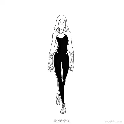 Free printable Spider-Gwen 2 Coloring Page - Free Printable Fortnite MARVEL SERIES PDFS Coloring Sheets coloring page