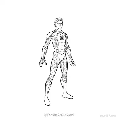 Free printable Spider-Man (No Way Home)  Coloring Page - Free Printable Fortnite MARVEL SERIES PDFS Coloring Sheets coloring page