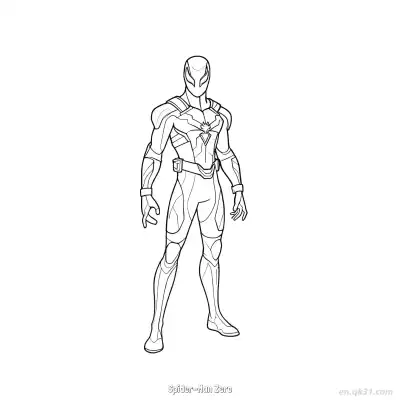 Free printable Spider-Man Zero  Coloring Page - Free Printable Fortnite MARVEL SERIES PDFS Coloring Sheets coloring page