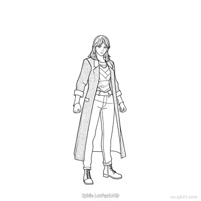 Free printable Sylvie Laufeydottir  Coloring Page - Free Printable Fortnite MARVEL SERIES PDFS Coloring Sheets coloring page