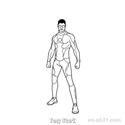Free printable Tony Stark  Coloring Page - Free Printable Fortnite MARVEL SERIES PDFS Coloring Sheets coloring page