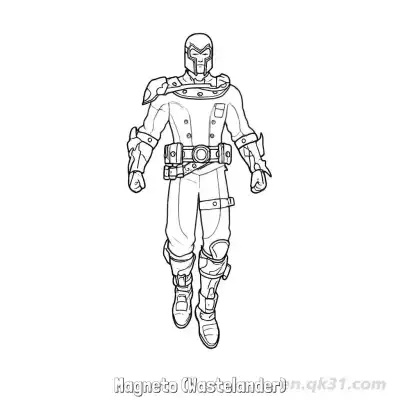 Free printable Magneto (Wastelander)  Coloring Page - Free Printable Fortnite MARVEL SERIES PDFS Coloring Sheets coloring page