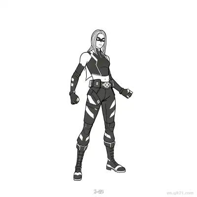 Free printable X-23 23 Coloring Page - Free Printable Fortnite MARVEL SERIES PDFS Coloring Sheets coloring page