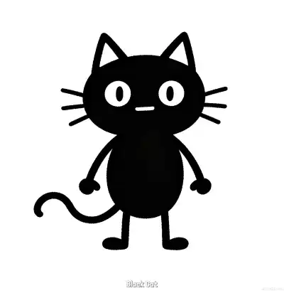 Free printable Black Cat 3 Coloring Page - Free Printable Halloween PDFS Coloring Sheets coloring page